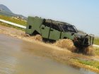 Ultra FlexFence Add-On Applique Vehicle Armour fitted to a Sandcat