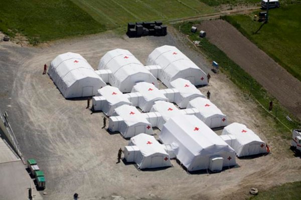 Over 1000 EV Tents Deployed for Aid and support following a series of earthquakes in Emilia, Italy