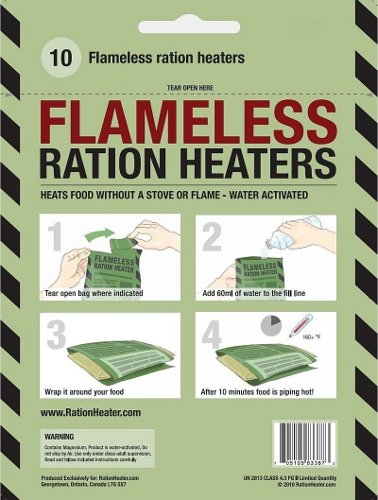 The Hazards of Flameless Ration Heaters