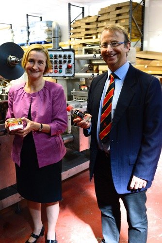 MP visits ‘wonderfuel’ military matches factory