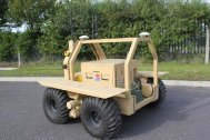 SILENT DIESEL GENERATOR FITTED TO MARSHALL UGV ON DISPLAY AT DSEI